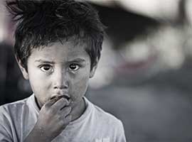 A young immigrant boy. iStock image.
