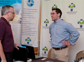 CSMG attendees to meet one another and visit exhibitor tables to find new ways get involved in Catholic Social Ministry.
