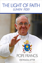 Pope Francis Cover Image of the Encyclical Lumen Fidei - The Light of Faith