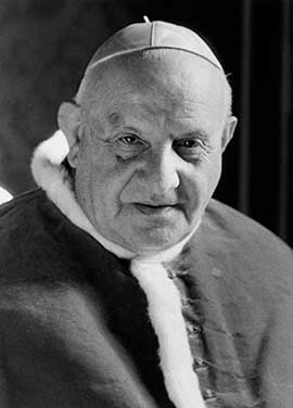 Pope John XXIII is pictured in an undated portrait.  CNS photo.