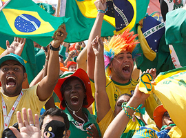 Excited youth at WYD Madrid 2011