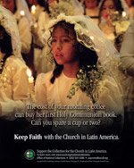 Collection for the Church in Latin America - Print Ad Color