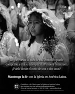 Collection for the Church in Latin America - Print Ad Greyscale - Spanish