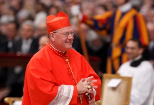 Cardinal Dolan at the February 2012 Consistory CNS Photo Paul haring