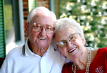 Smiling Older couple