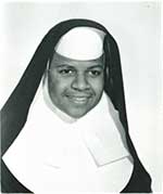 Mercy Sister. Cora Marie Billings in her original habit.