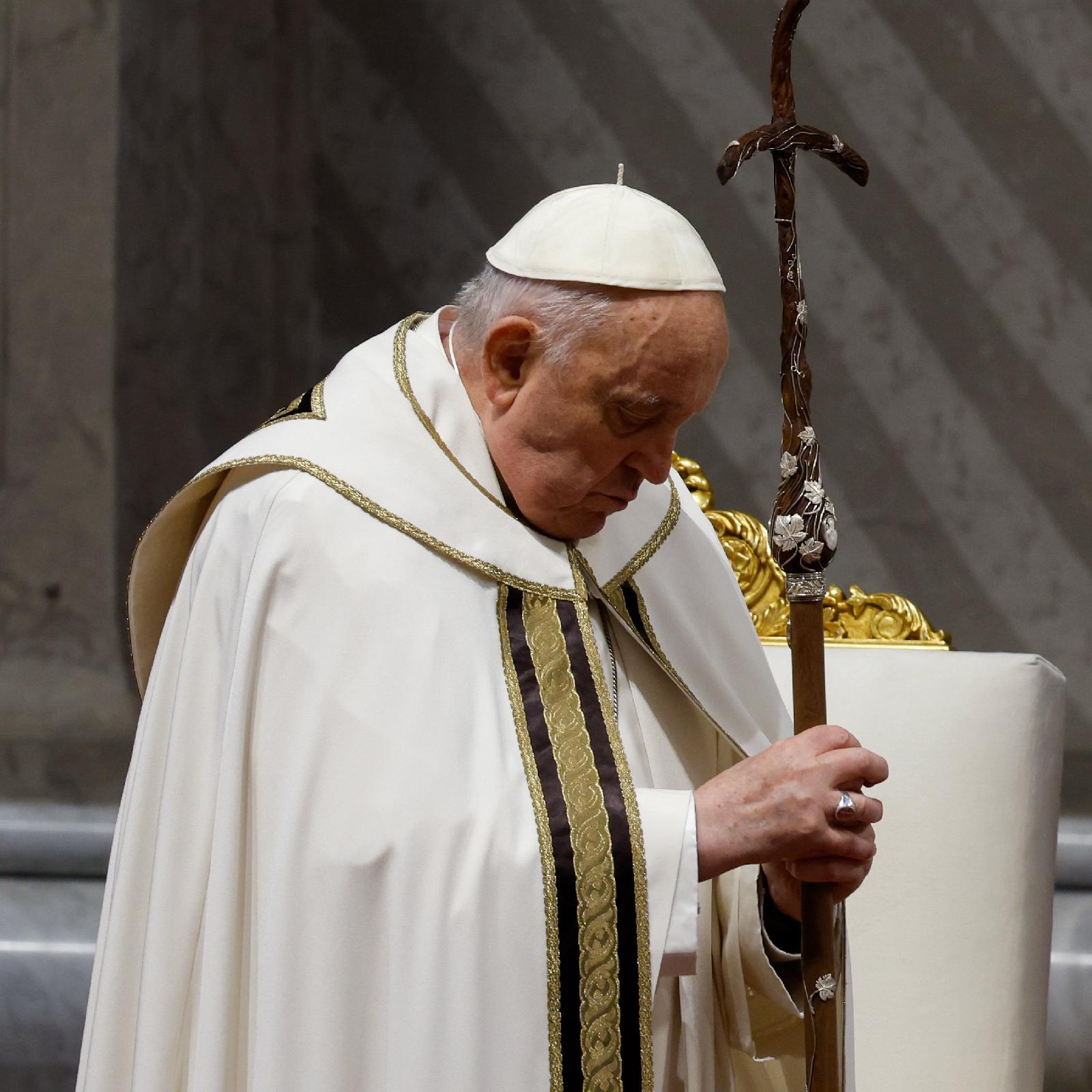 Pope Francis at chrism Mass