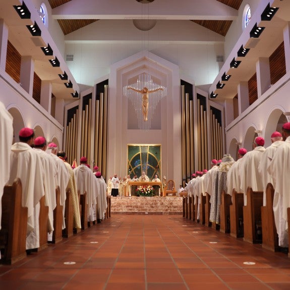 VIEW: Mass of Consecration of the United States of America to the Most Sacred Heart of Jesus on the Occasion of the Two-Hundred Fiftieth Anniversary of the Declaration of Independence (