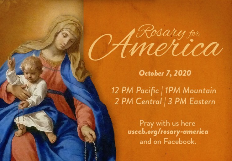 Rosary for America graphic