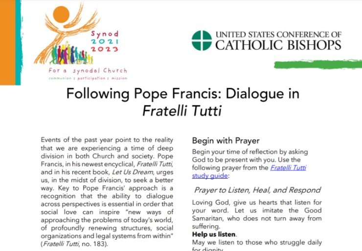Following Pope Francis - Dialogue in Fratelli Tutti Cover Image