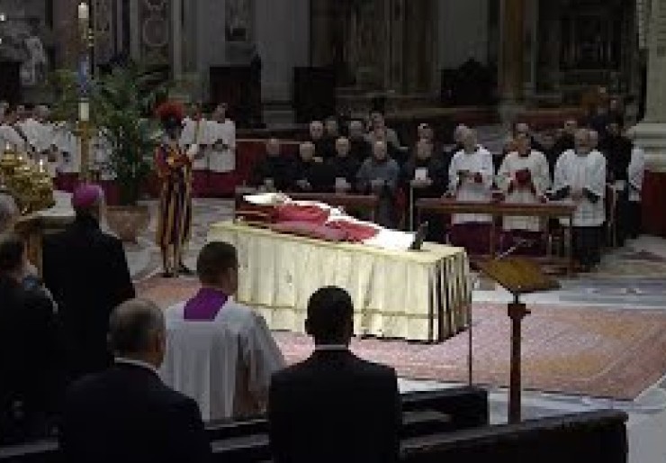 Pope Benedict's body moved to St. Peter's