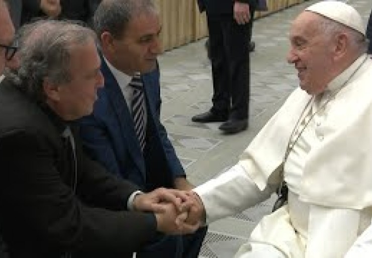 Pope hails example of an Israeli and an Arab dad