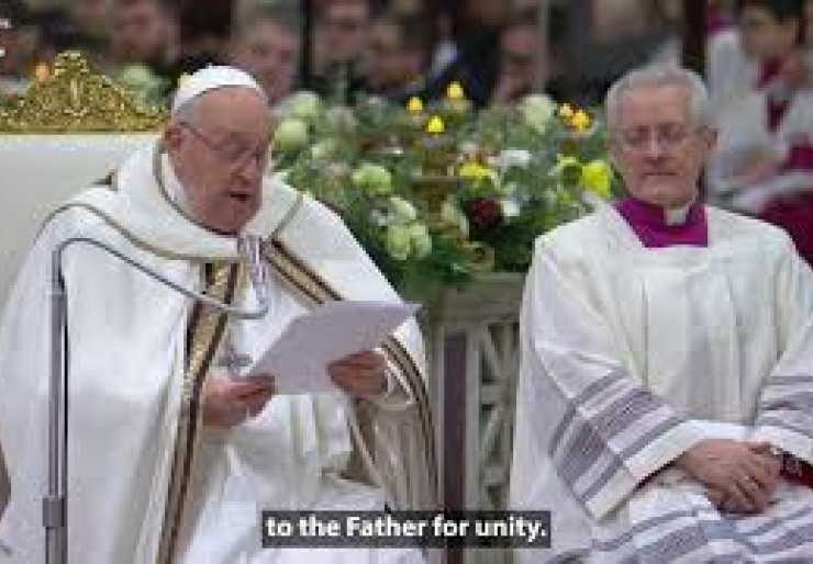 Pope, Christian leaders pray for unity, peace