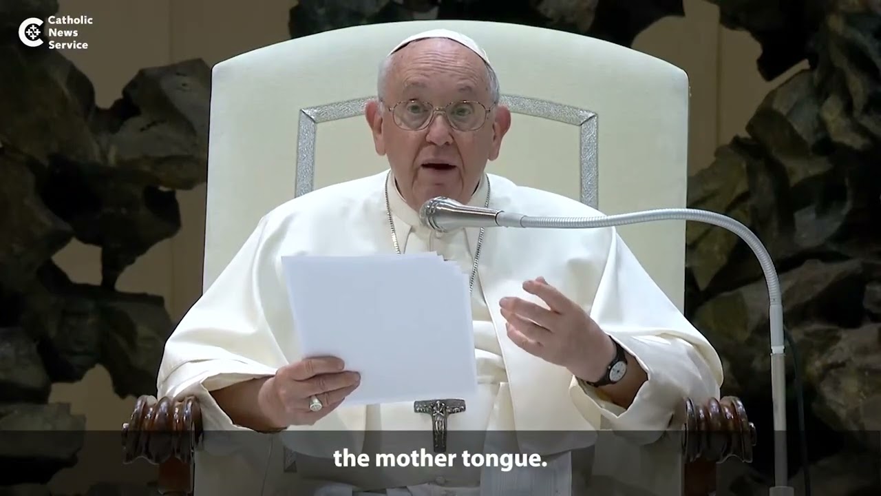 Pope: Mary speaks to us in our "mother tongue"