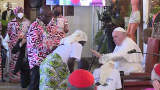 In Congo, pope listens to victims of violence