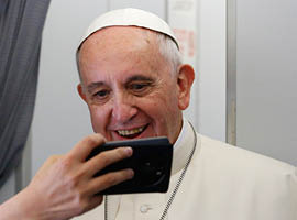 Pope Francis loves watching our videos to be up to date on all things WYDUSA related! 