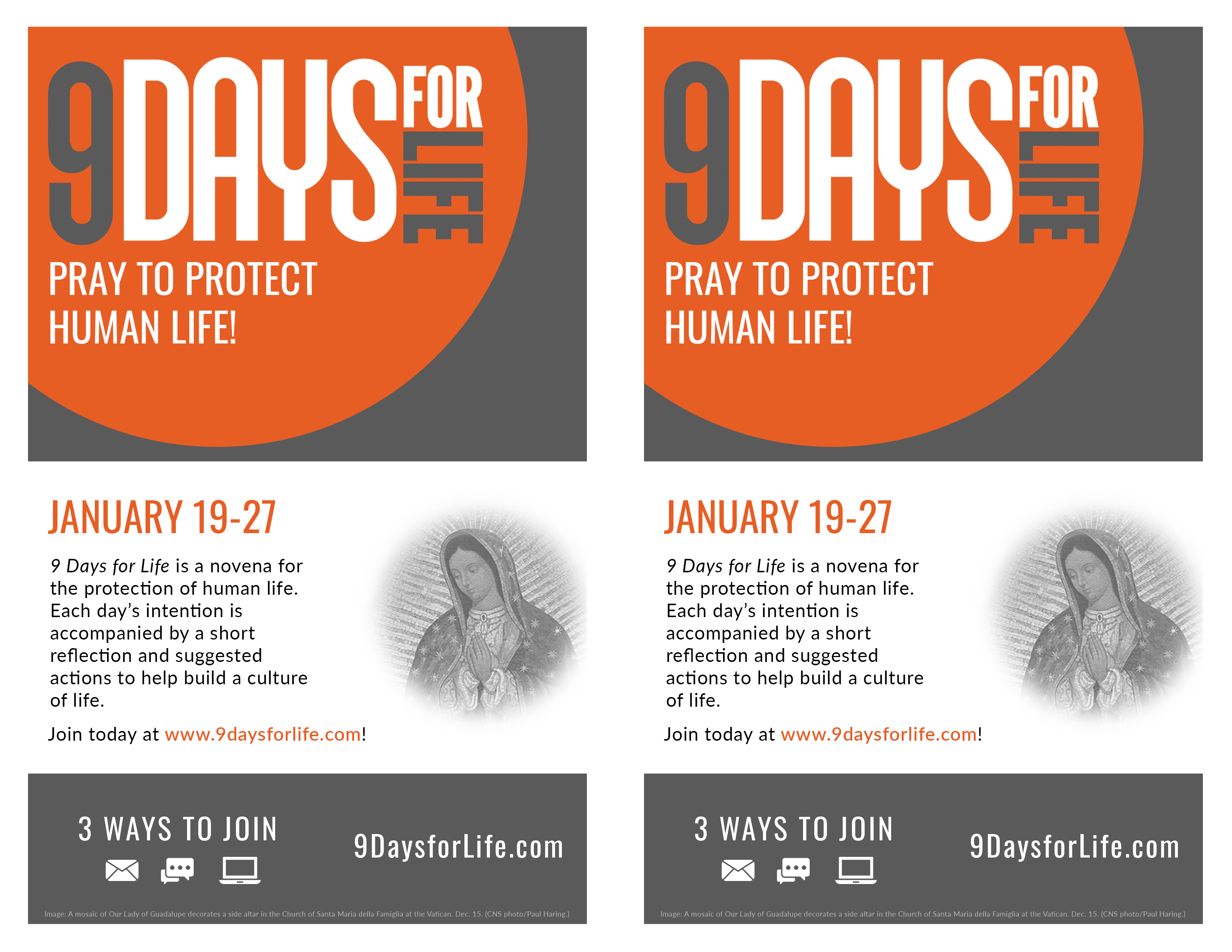 9 Days for Life 2023 Flyer USCCB