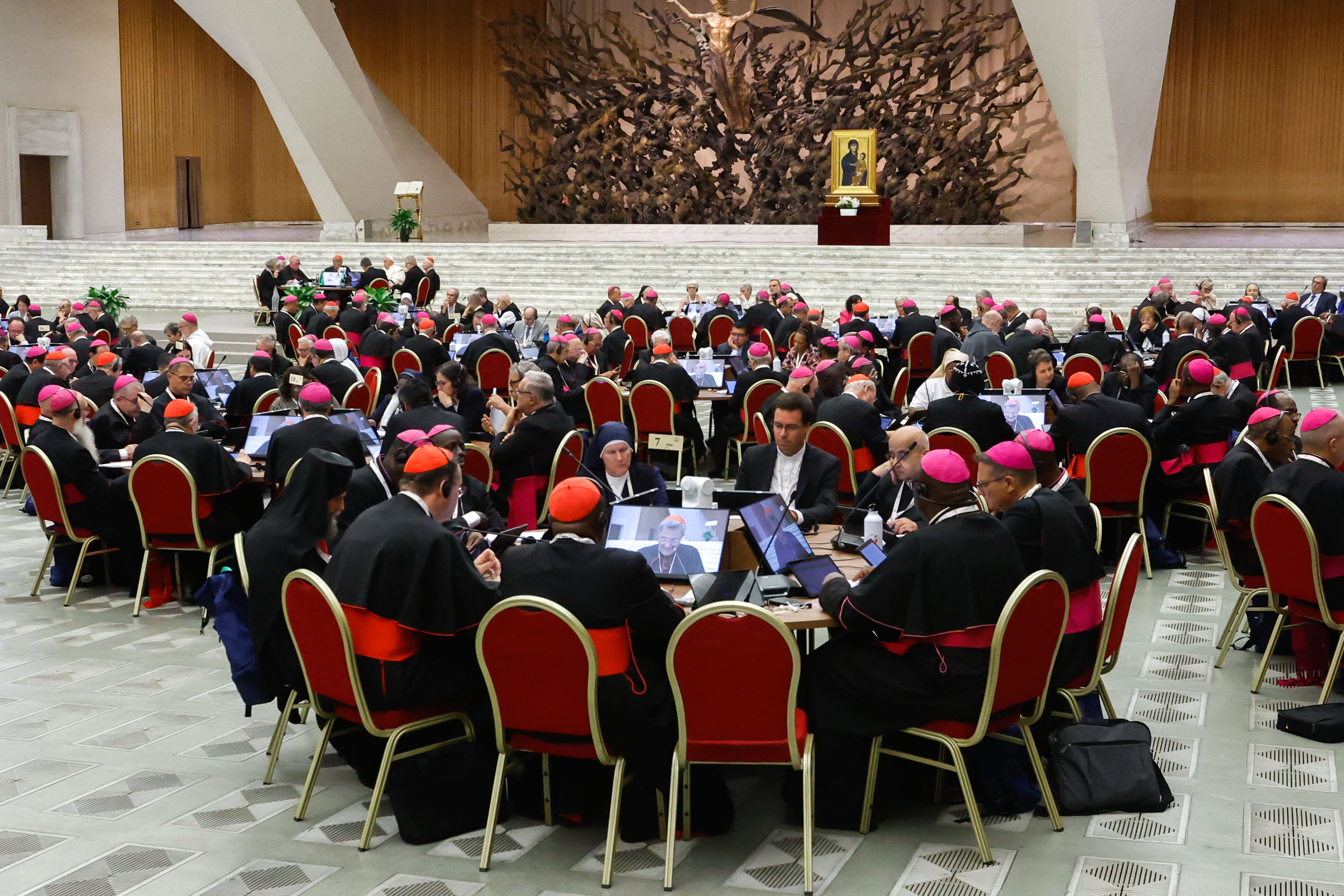 Members of the Synod of Bishops meeting Oct. 2