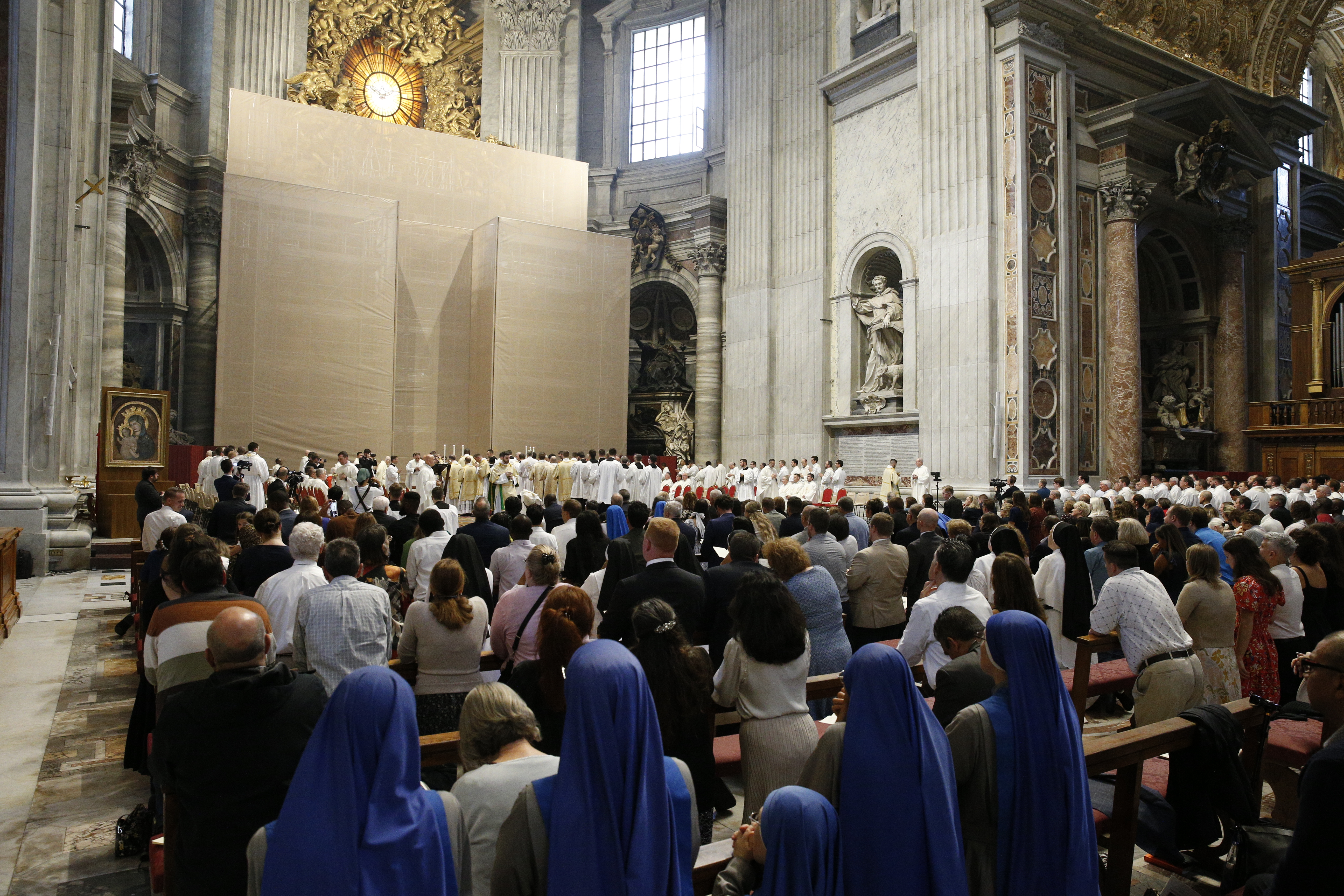 Diaconate ordination Mass in St. Peter's Basilica.