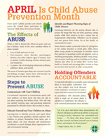 Child and Youth Protection April is Child Prevention Month - Bulletin Insert