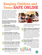 Child and Youth Protection Safe Online Bulletin Insert