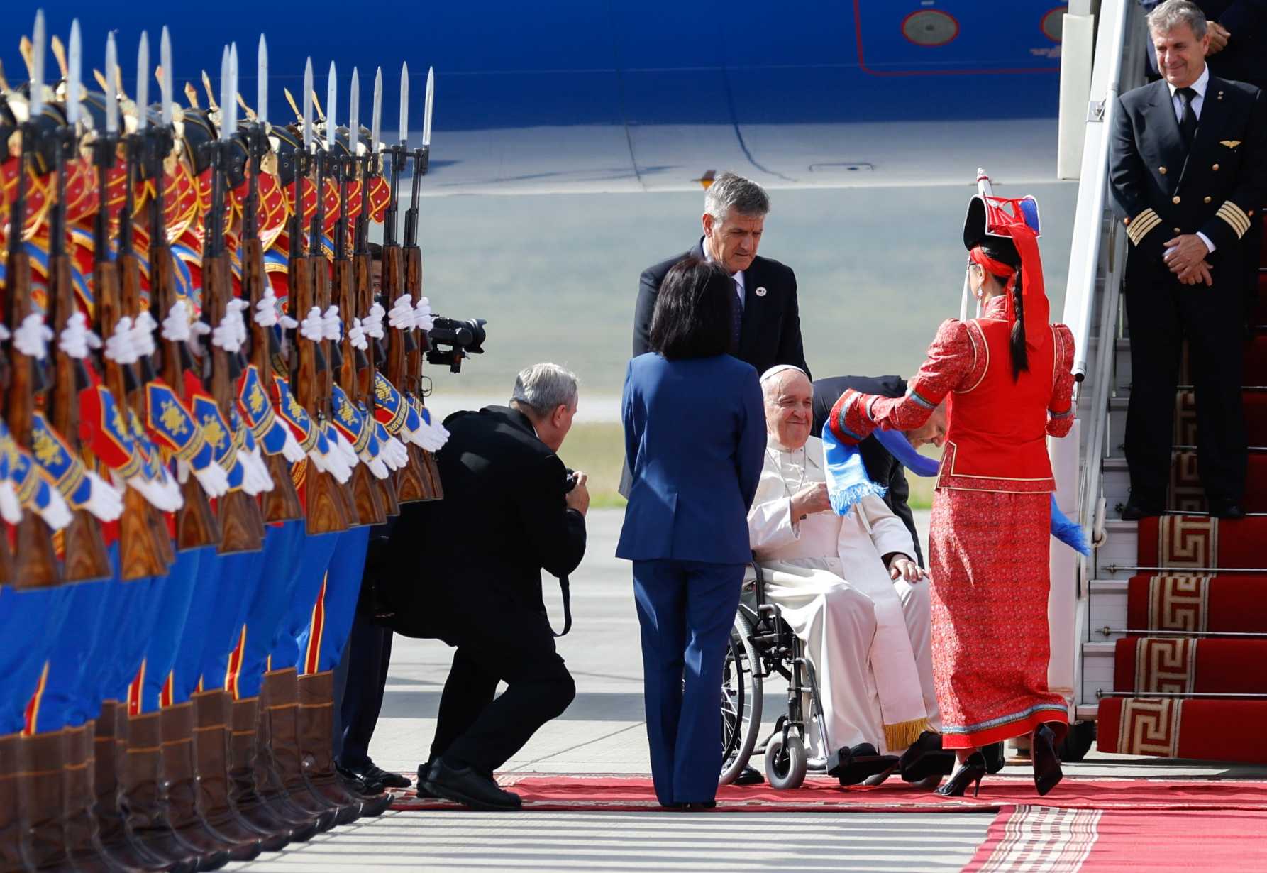 Pope arrives in Mongolia, the 'heart of Asia'