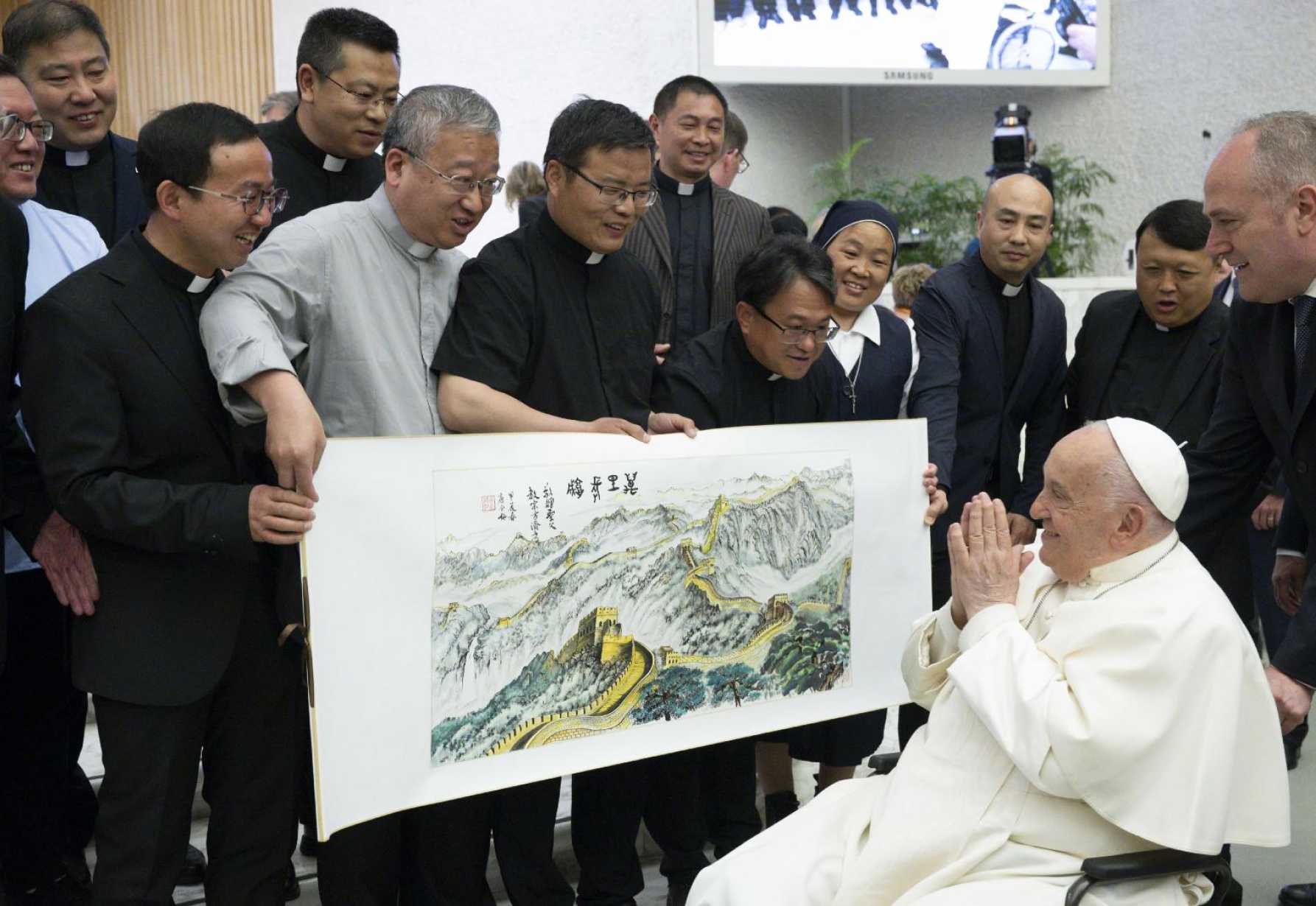 Pope says faith in China has been safeguarded by God