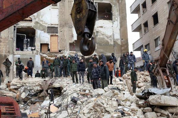 Searching for survivors under rubble