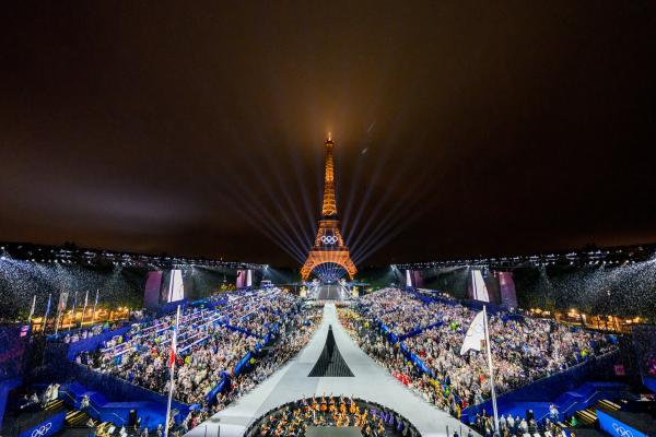 Lights of Paris at Olympic Opening Ceremony