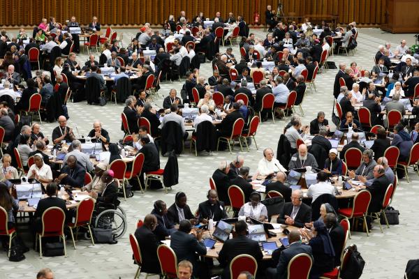 Members of the Synod of Bishops meeting in 2023