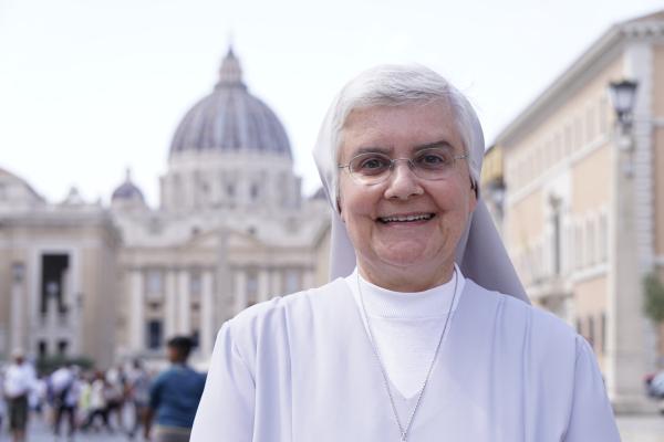 Sister Idília Carneiro, superior general of the Sisters Hospitallers, poses for a portrait.