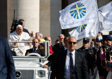 Pope asks lay Catholics to prepare for synod's 'prophetic' stage