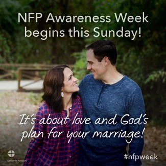 NFP is about love and God's plan for your marriage! Married couple