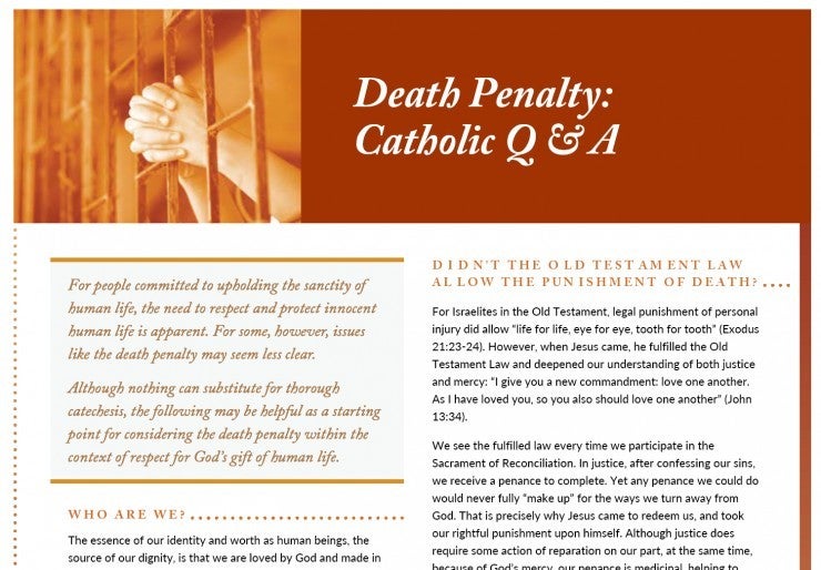 The Death Penalty and the Consequences of the Literal Meaning of Genesis 9:6, Church Life Journal