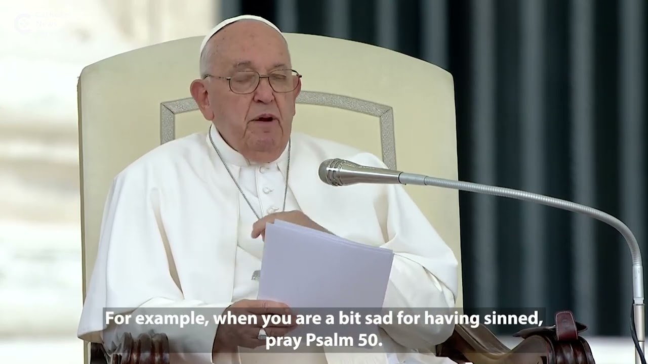 Pope: Pray the Psalms!